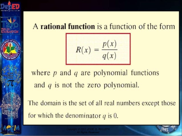 Chapter 2: Rational Function