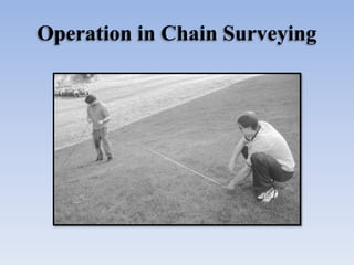 Operation in Chain Surveying
 