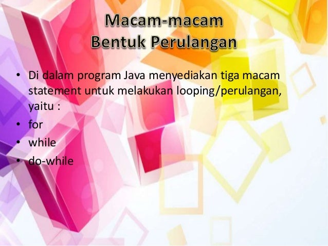 Perulangan Pada Java Netbeans