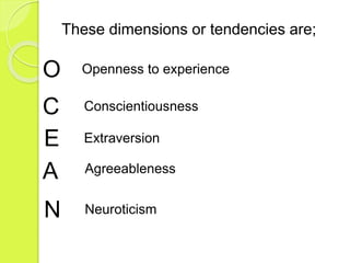 Opness Personality | PPTX
