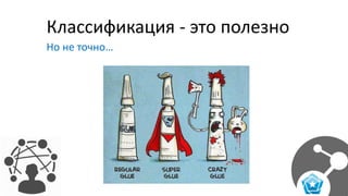 Классификация - это полезно
Но не точно…
 
