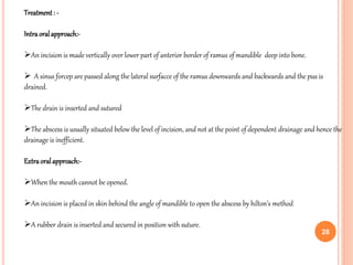 Space infection in dental practice | PPTX