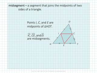 2.5.7 Triangle Midsegments | PDF