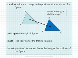 2.6.1 Translations and Reflections | PDF