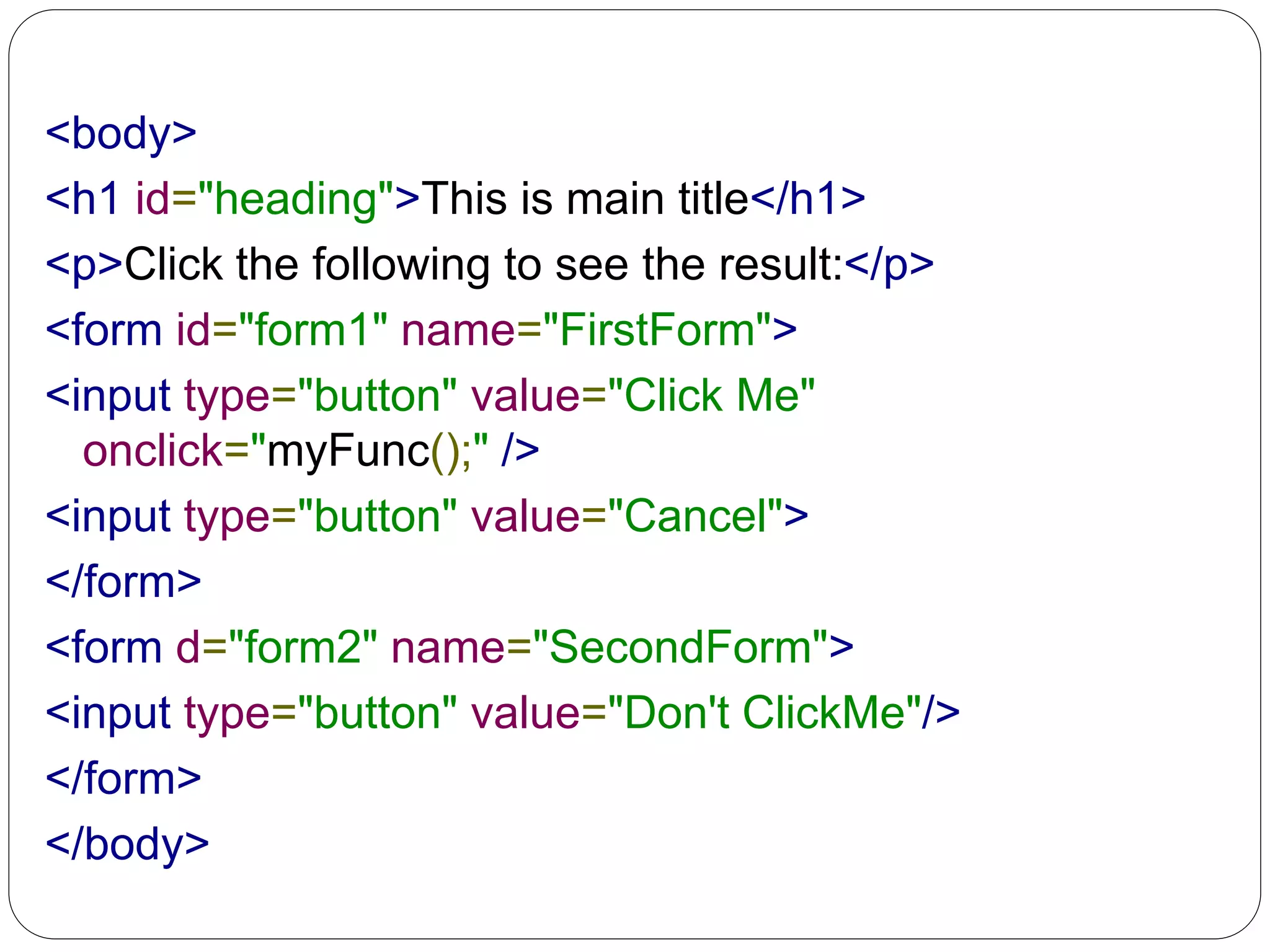 2.java script dom | PPT