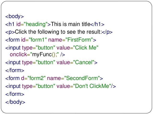 2.java script dom