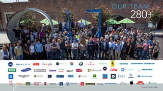 ©	2016	Hyperloop	One	Inc.	All	rights	reserved.	Confidential	– Not	for	Distribution8
280+
OUR TEAM
 