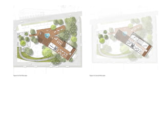 Figure 34: First floor plan Figure 35: Second floor plan
 