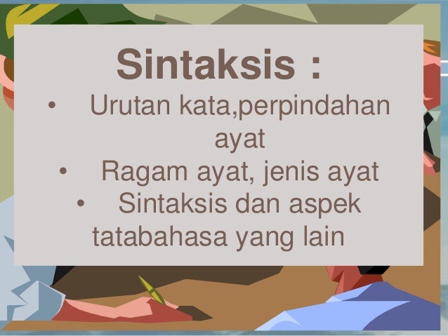 Sintaksis