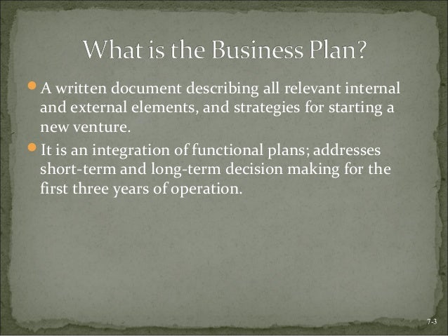 venture plan venture plan