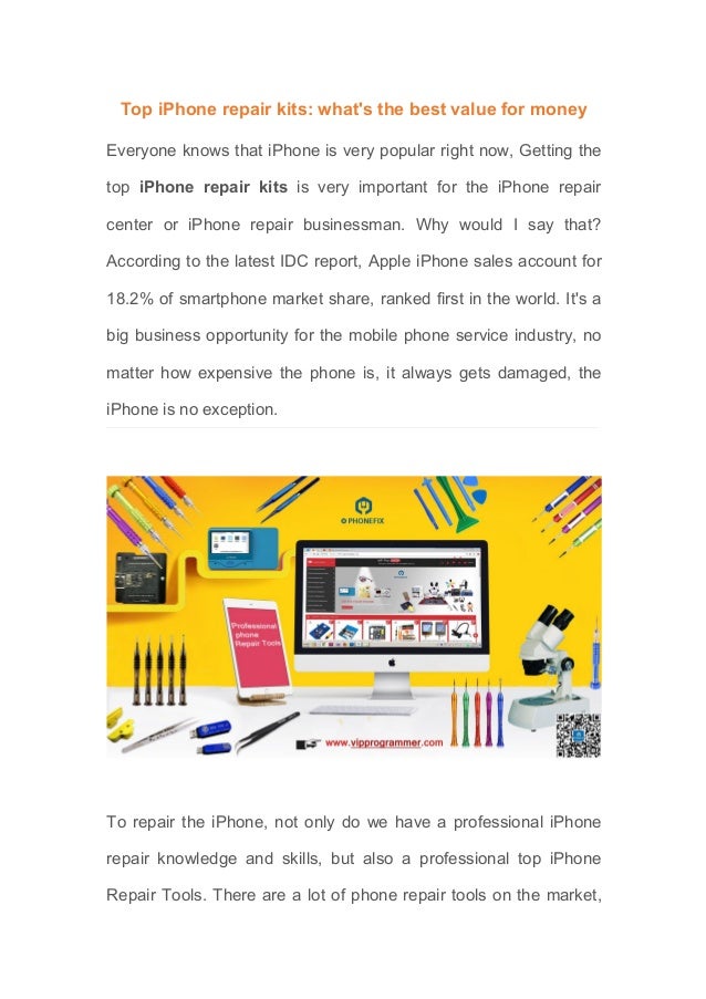 Top iPhone repair kits what's the best value for money