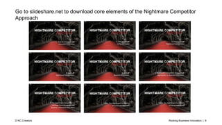 Rocking Business Innovation | 9© NC-Creators
Go to slideshare.net to download core elements of the Nightmare Competitor
Ap...