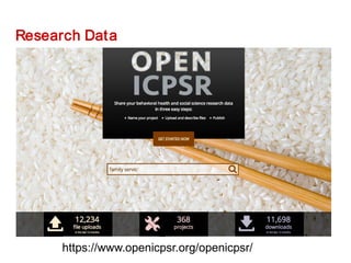 Research Data
https://www.openicpsr.org/openicpsr/
 
