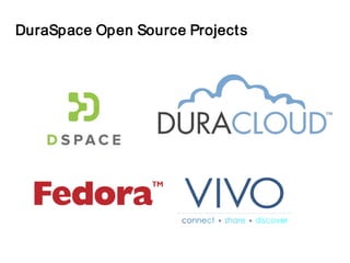 DuraSpace Open Source Projects
 