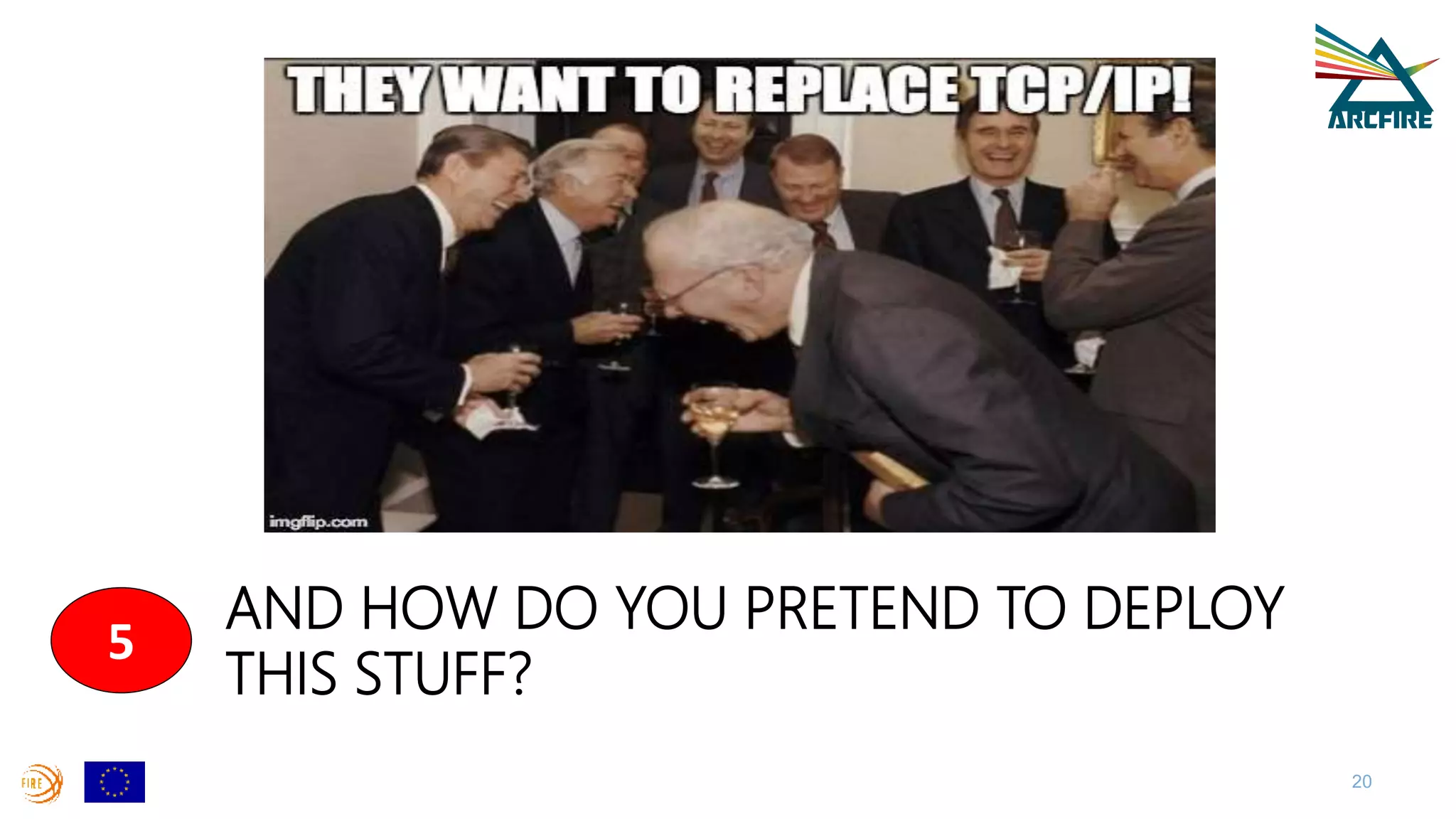 AND HOW DO YOU PRETEND TO DEPLOY
THIS STUFF?
5
20
 