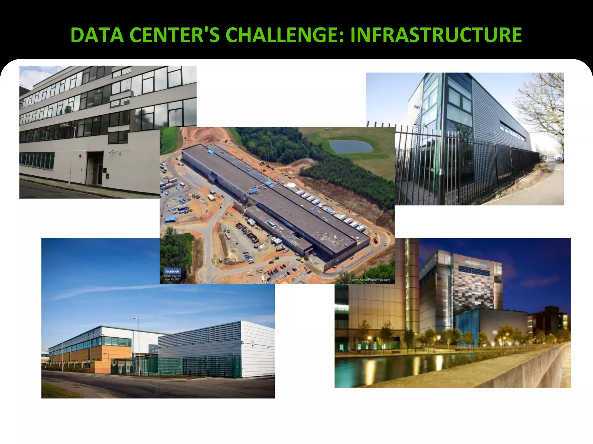 DATA CENTER'S CHALLENGE: INFRASTRUCTURE
 