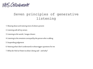 General Practice Transformation Champions: NHS Collaborate and ...