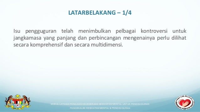 Pengenalan Kesihatan Mental & Pengguguran (Termination of 