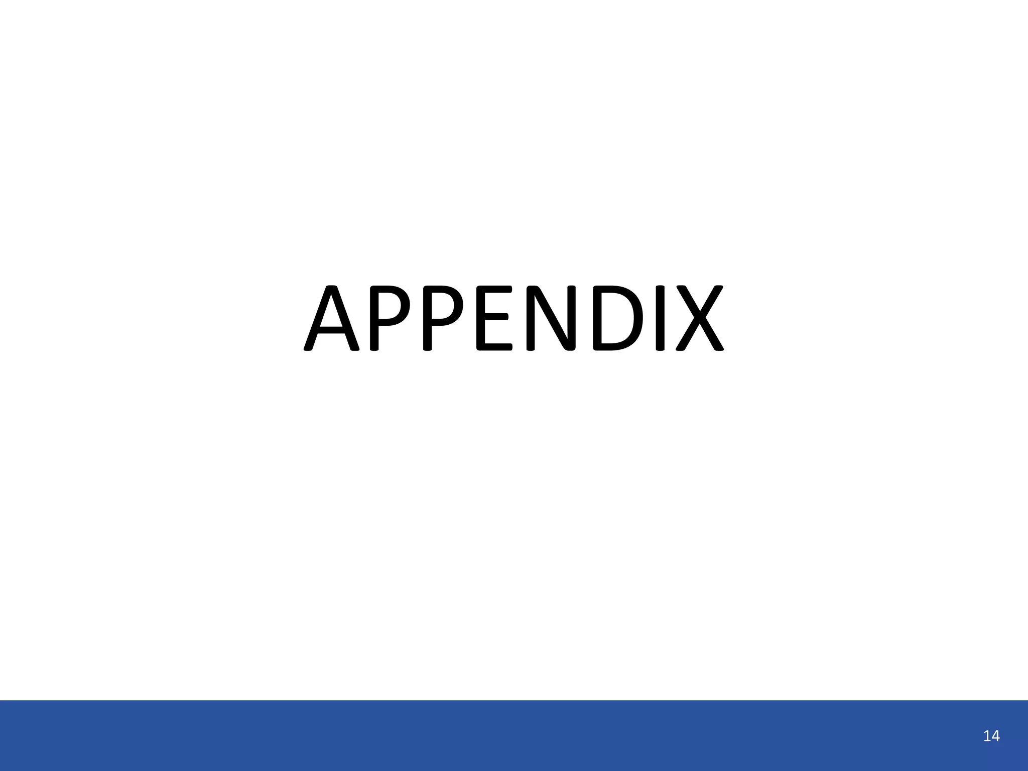 14
APPENDIX
 