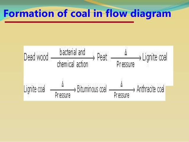 Flow Chart Of Coal Formation