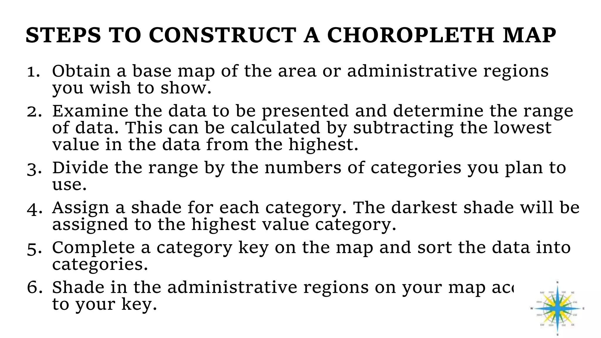 GEOGRAPHIC SKILLS: CHOROPLETH MAPS | PPTX