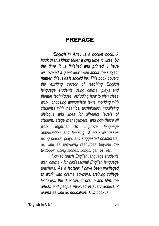 2 buku english in arts 2015 pengantar daftar isi daftar isi