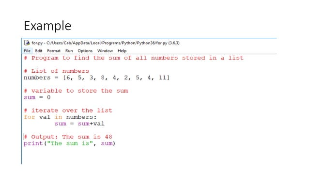 Python Flow Control | PPTX
