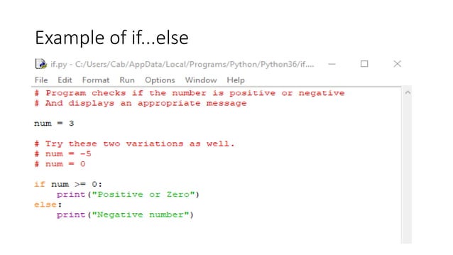 Python Flow Control | PPT