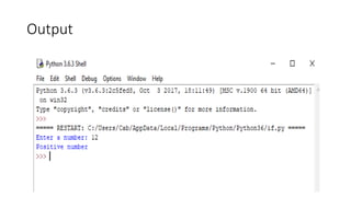 Python Flow Control | PPT