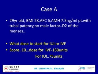 Ovarian Reserve - Testing & Management - Dr Dhorepatil Bharati | PPTX