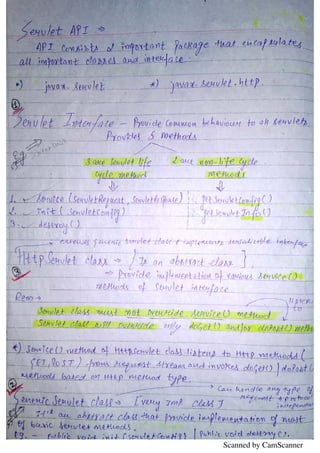 Advanced JAVA Notes | PDF
