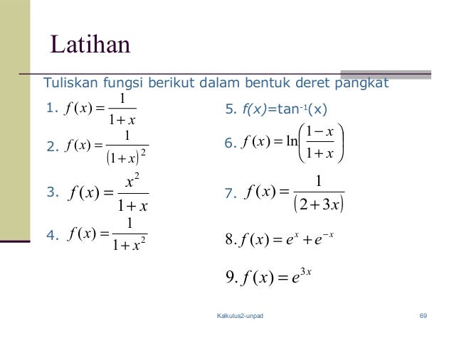 Barisan Dan Deret Kalkulus 2