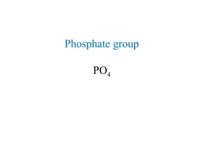 Phosphate group
PO4
 