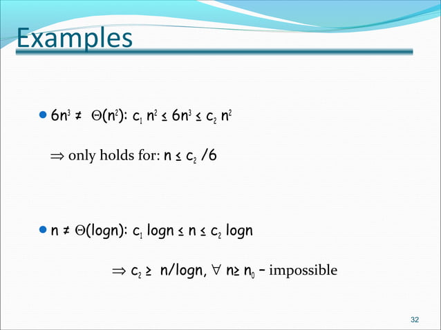 Asymptotic Notation and Complexity | PPT
