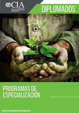 DIPLOMADOS
CONSEJO IBEROAMERICANO AMBIENTAL
PROGRAMAS DE
ESPECIALIZACIÓN
CONSEJO
IBEROAMERICANO
AMBIENTAL
 