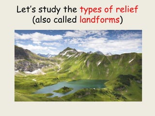 2. Types of relief | PPTX