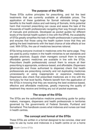 2. health centre Standard treatment guideline | PDF