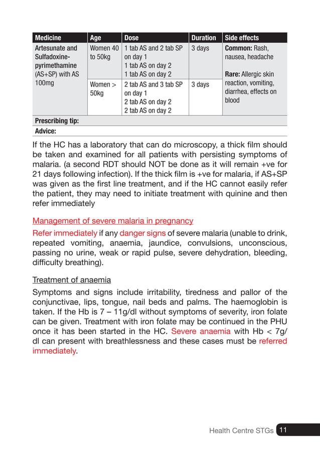 SOUTH SUDAN TREATMENT GUIDELINE PDF visual data 8