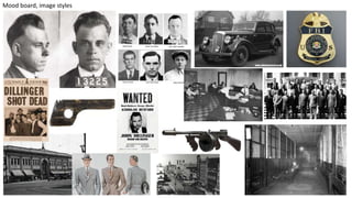 Mood board, image styles
 