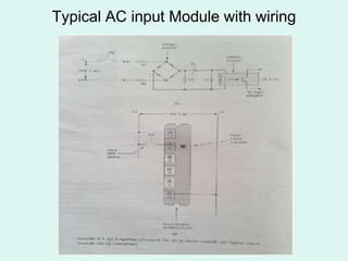 Typical AC input Module with wiring
 