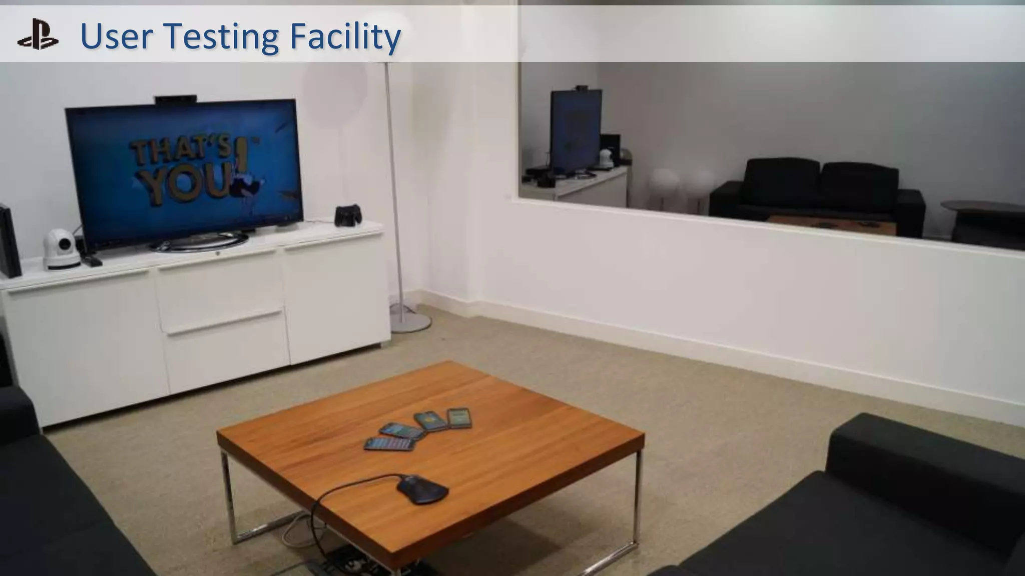 User Testing Facility
 