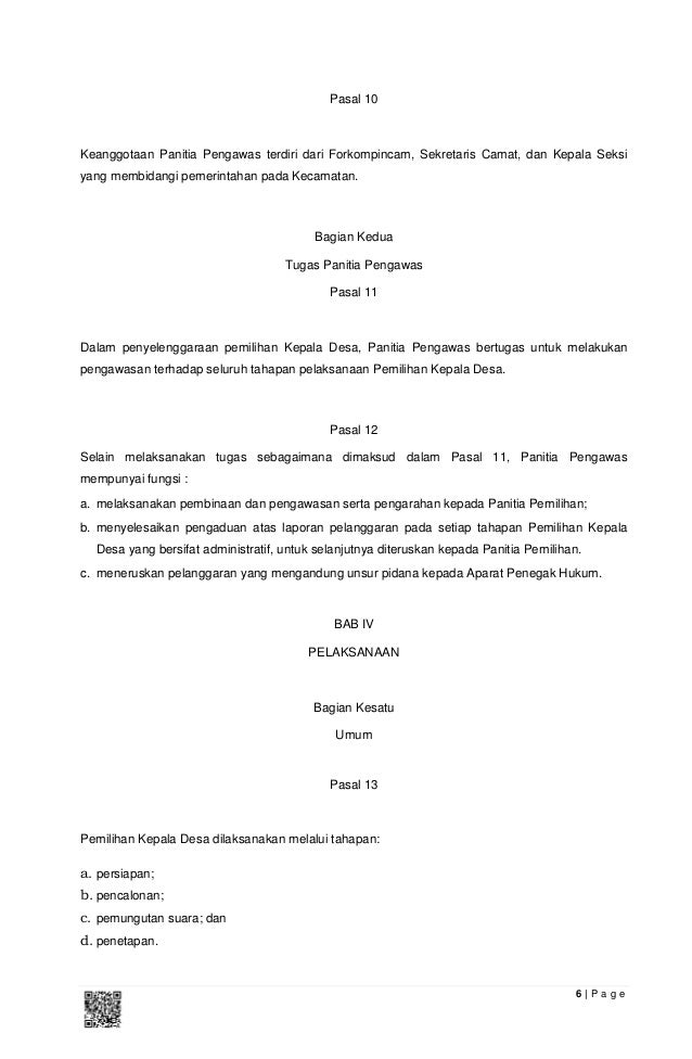 Contoh Surat Mandat Saksi Pilkades Audit Kinerja