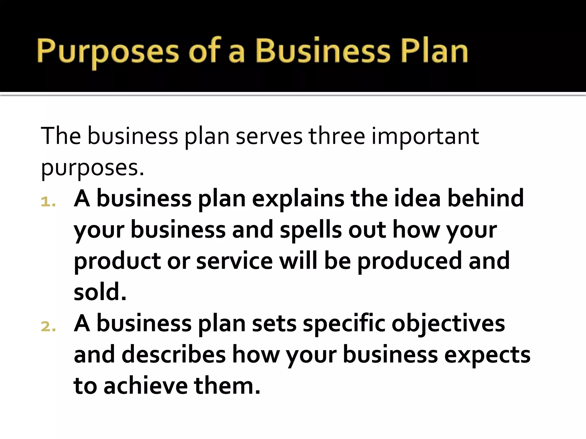 Why a Business Plan is Important? | PPTX