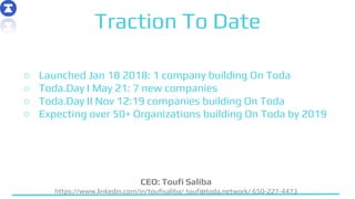 VF2018:  Keynote - 5 technical necessities to massive blockchain adoption (Toufi Saliba, CEO, TODA Network)