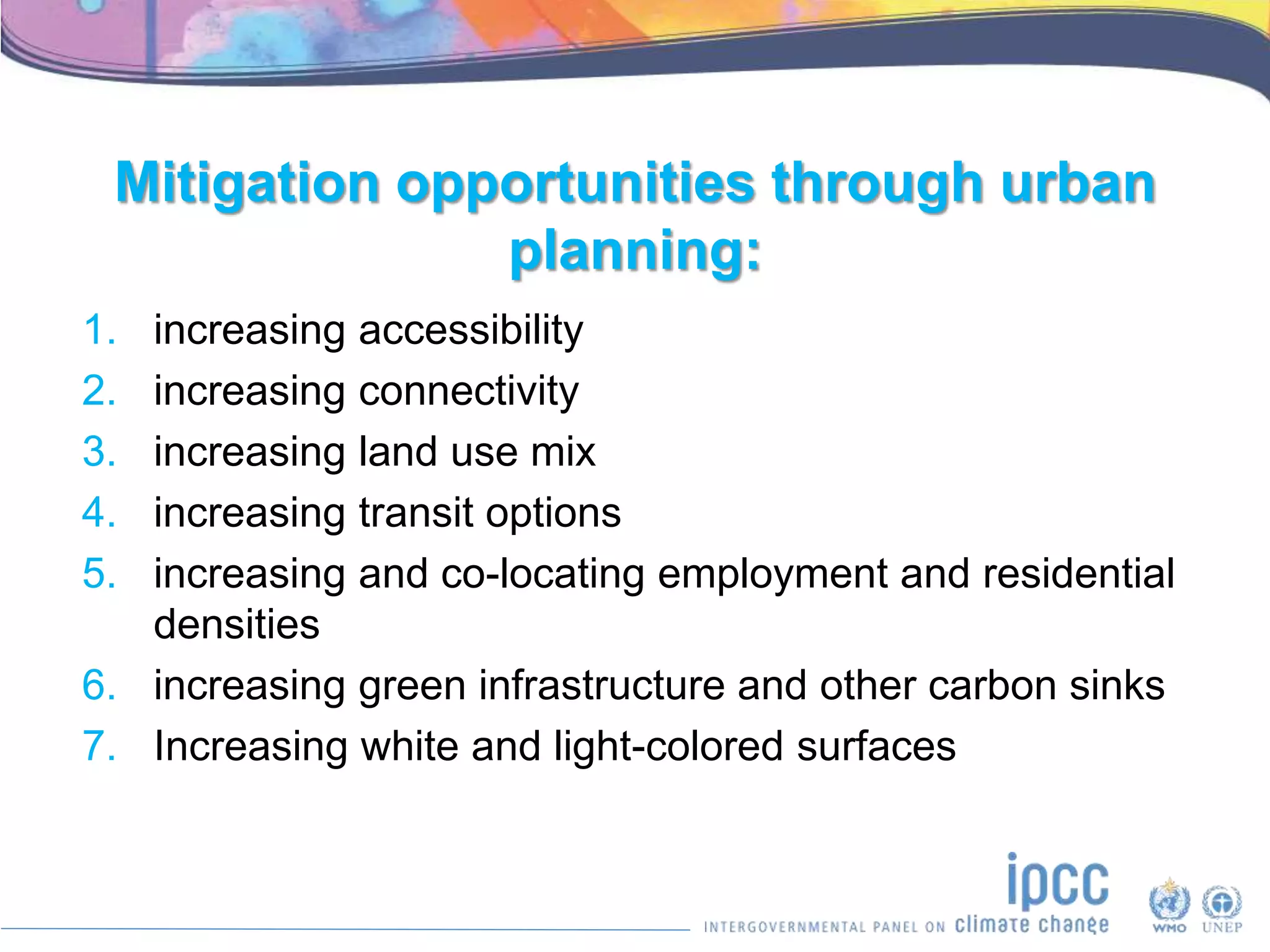 Cities and Climate Change - Cities and climate change mitigation | PPTX