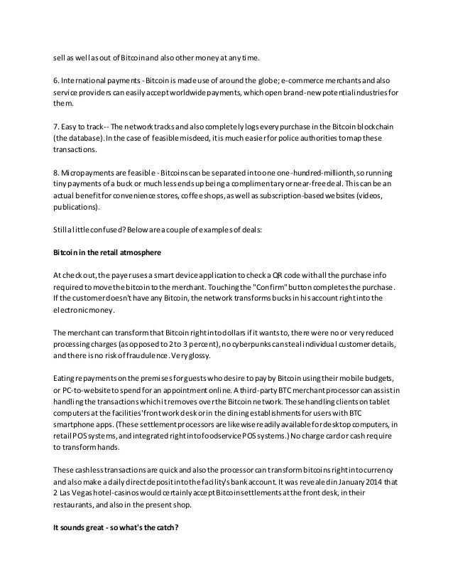 Bitcoin cash deposit