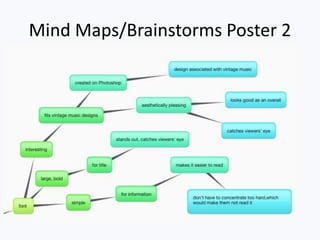 Mind Maps/Brainstorms Poster 2
 