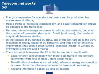 Green ICT and future policy vision under Horizon Europe Slide 6