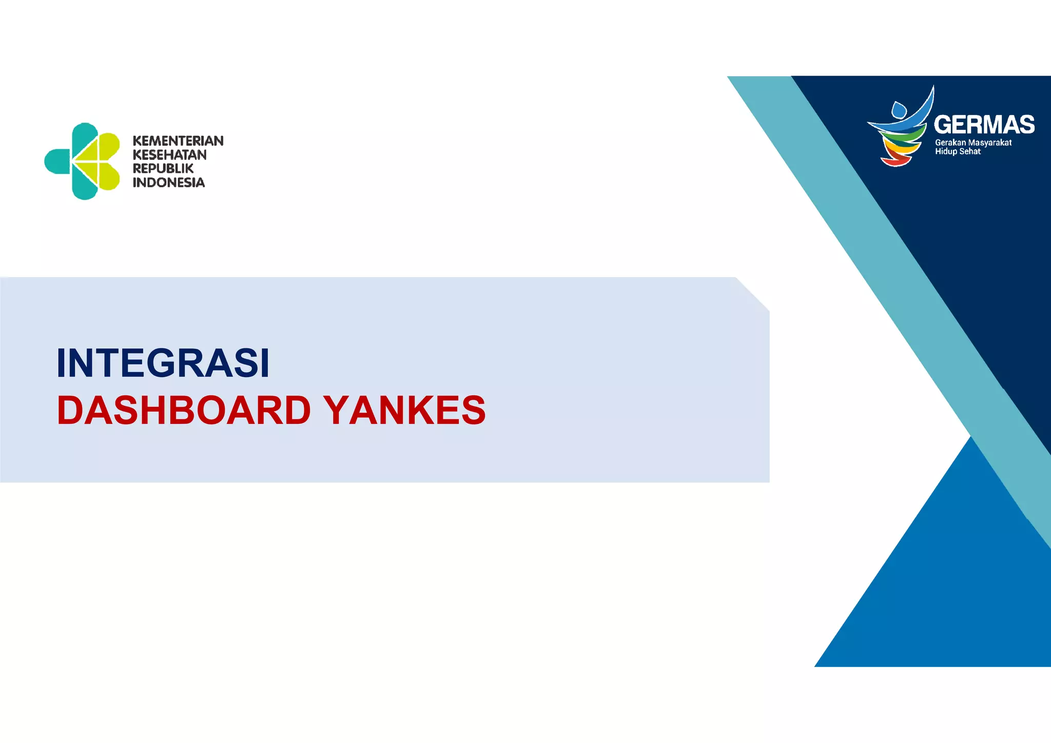 INTEGRASI
DASHBOARD YANKES
 