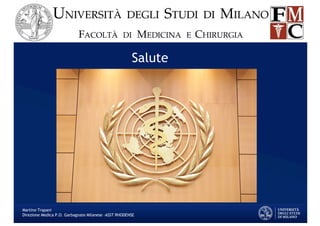Salute
Martino Trapani
Direzione Medica P.O. Garbagnate Milanese –ASST RHODENSE
 